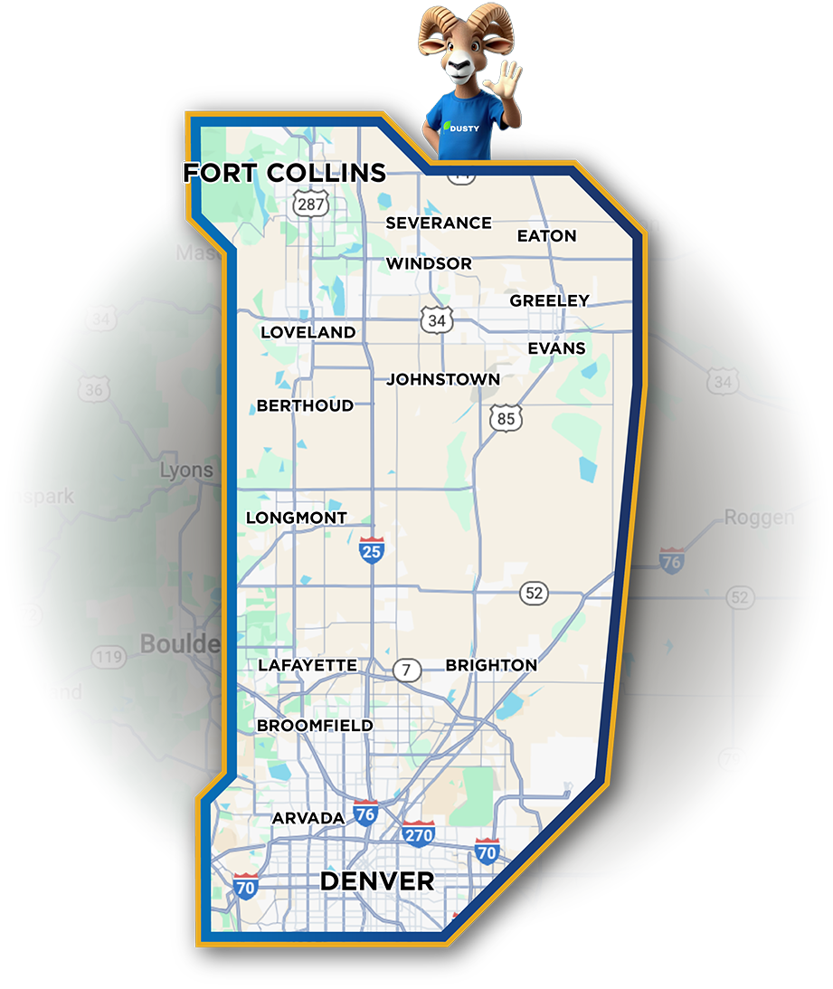 Service area map